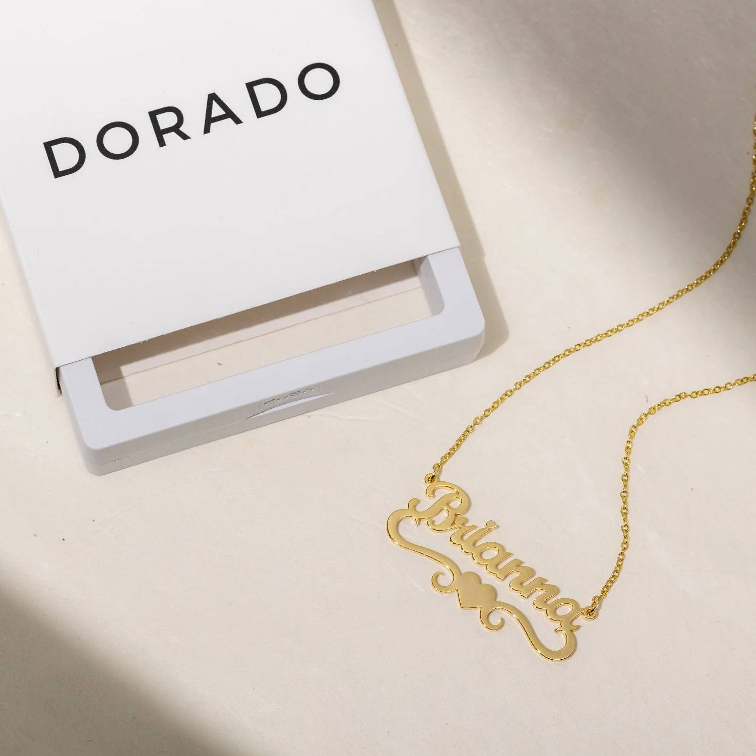 Love Heart Name Necklace - Image 4