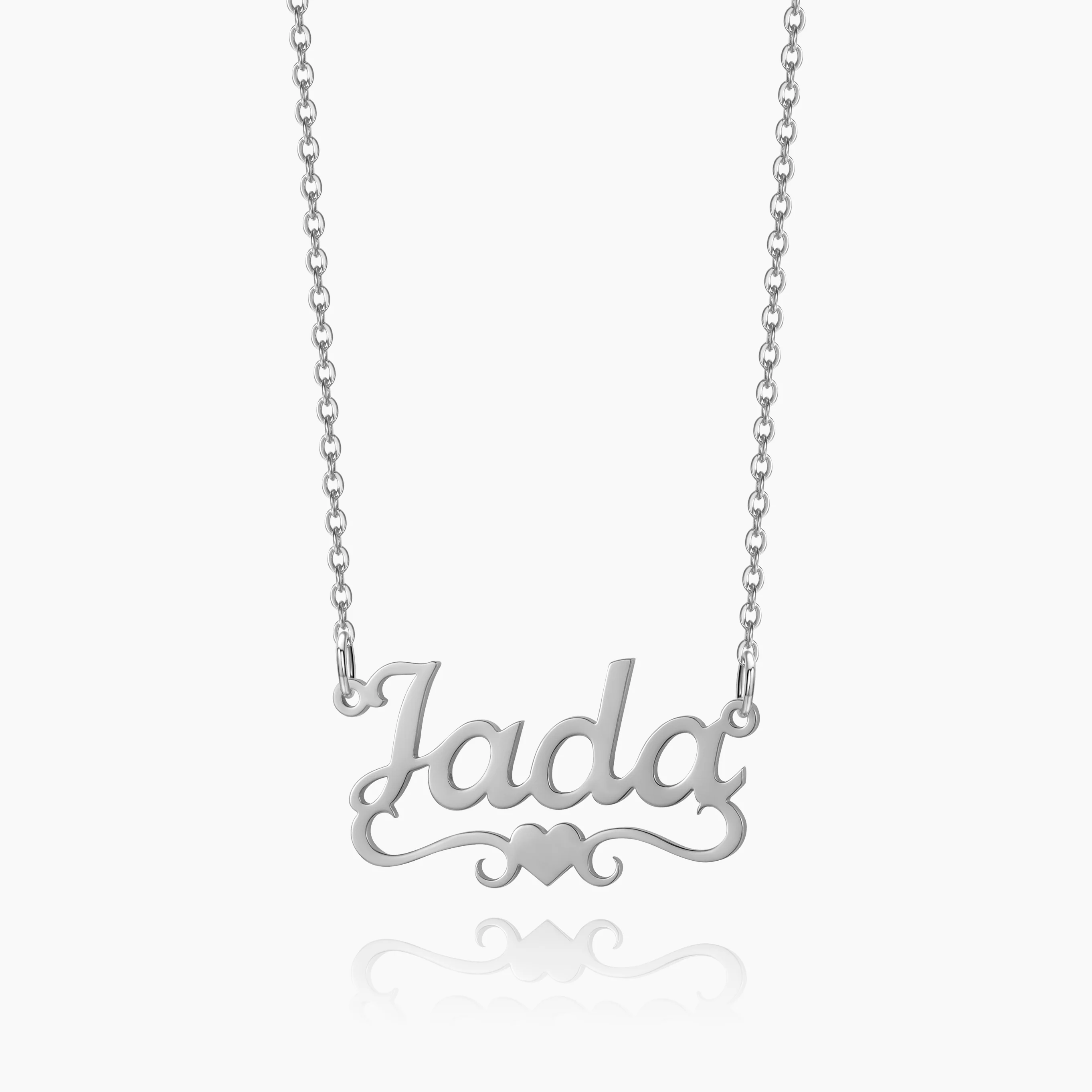 Love Heart Name Necklace - Image 7